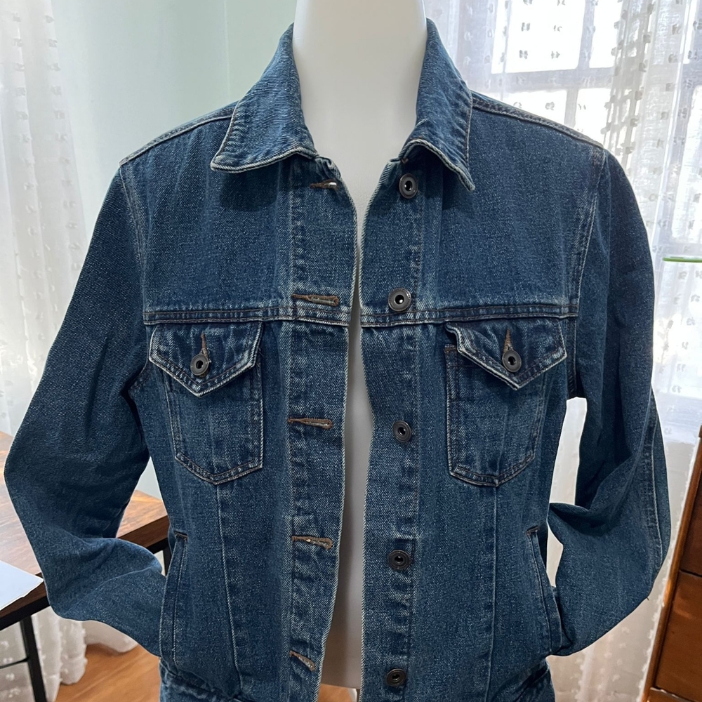 Women's Port Authority Blue Jean Jacket Size Medium